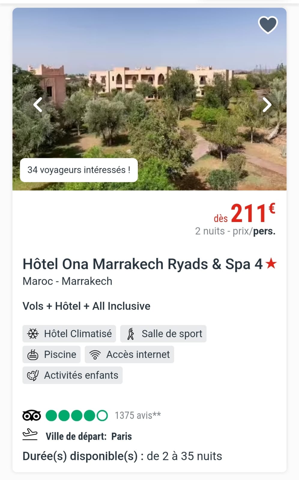 HOTEL ONA MARRAKECH